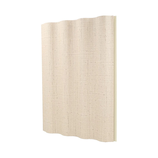 Wave Vanilla Fabric Panel