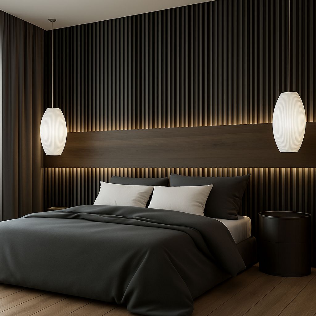 Black Wood Flat